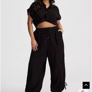 Torrid Black - Pull-On High-Rise Relaxed Jogger